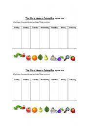 English Worksheet The Very Hungry Caterpillar Sequencing Worksheet Preschool Math Patterns Very Hungry Caterpillar Sequencing Worksheets