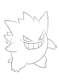 Check out our gengar selection for the very best in unique or custom, handmade pieces from our shops. Gengar No 94 Pokemon Generation I All Pokemon Coloring Pages Kids Coloring Pages