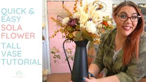 Maybe you would like to learn more about one of these? How To Make A Tall Vase Floral Arrangement Youtube