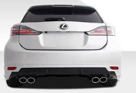 duraflex 11 14 lexus ct 200h tm s rear lip under spoiler air dam kit lexus lexus ct200h dam