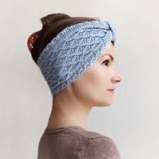 Knitting Pattern Knit Headband Turban Earwarmer THE LANA