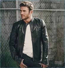 Brian Higbee Photographs Scott Eastwood In A Rag Bone Leather Jacket With A Hanes T Shirt And Belstaff Trous Leather Jacket Leather Jacket Men Scott Eastwood