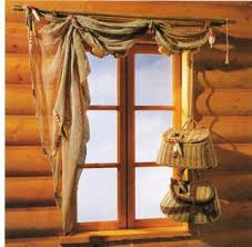 The most common fish window curtains material is cotton. 2011 August Window Treatments Rustic Window Treatments Cabin Curtains Rustic Curtains