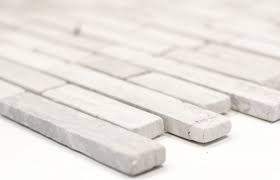 Bad graue fliesen und holz. Mosaik Fliese Marmor Naturstein Brick Marmor Grau Streifen Mos40 Mosbrick2012