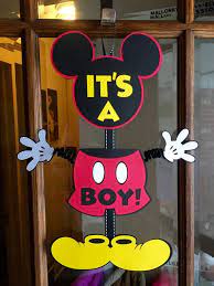 It S A Boy Mickey Mouse Baby Shower Banner Mickey Mouse Banner Baby Shower Banner Boy Baby Bann Mickey Mouse Baby Shower Mickey Baby Showers Disney Baby Shower