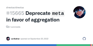 Deprecate `meta` in favor of aggregation · Issue #15665 · directus/directus  · GitHub
