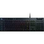 G815 LIGHTSYNC RGB Mechanical Gaming Keyboard, Clicky, Black 920-009087 Logitech