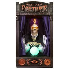 Home Accents Holiday 33 5 In Skeleton Fortune Teller Halloween Home Decor Halloween Decorations Halloween Skeletons
