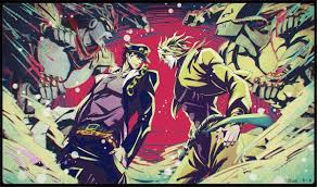 I drew star platinum and his stand user. Dio Vs Jotaro Desktop Wallpapers Wallpaper Cave
