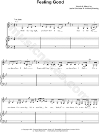 It's a good video for meetings and chill out time. Nina Simone Feeling Good Sheet Music In G Minor Transposable Download Print Sku Mn0128948