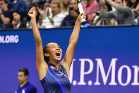 After being down early in the first set, leylah annie fernandez fought and battled her way back to eventually defeat aryna sabalenka and . Canada S Leylah Annie Fernandez Upsets Defending Champion Naomi Osaka At U S Open The Globe And Mail