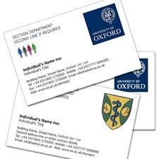 The office of career services (ocs) encourages students to order and use business cards for networking with employers and alumni. Student Business Cards University Of Oxford