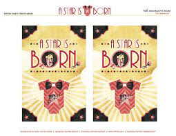 A Start Is Born Baby Shower Printables Suucchh A Cuuuute Shower Idea Baby Shower Baby Shower Desserts Boy A Star Is Born