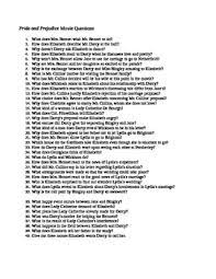 Well, what do you know? Pride And Prejudice Movie Questions And Answers By Jlem Tpt
