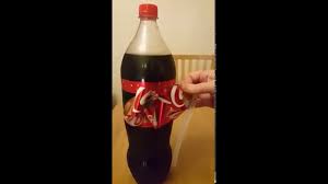 Bottle with adhered printed label. Christmas Coke Bottle Bow Youtube