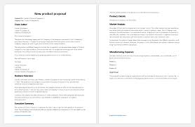 Your business plan is not only a necessity when seeking financing for your project, it is a recognized management tool that outlines exactly what. New Product Proposal Templates For Ms Word Proposal Templates