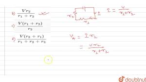 Remember that adding voltage drops in a series circuit always results in the total voltage across the circuit. In The Circuit Shown In Figure The Final Voltage Drop Across The