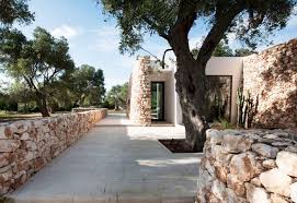 The House In The Olive Grove By Luca Zanaroli House With Porch Contemporary Summer Houses Stone House
