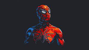 Desktop Wallpaper Spider Man Red Suit Minimal Hd Image Picture Backgrou Computer Wallpaper Desktop Wallpapers Desktop Wallpaper Art Cute Desktop Wallpaper