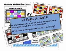 Classroom Management Behavior Modification Bingo Charts Graphics