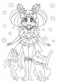 They are able to transform themselves into heroines based on the planets: Sailor Moon Coloring Pages