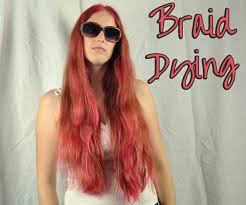 Hair's natural oils also protect the scalp from stinging caused by exposure to peroxides or bleach. Braid Dying 4 Steps With Pictures Instructables