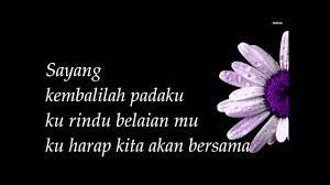 Kau tahu betapa kusayang padamu. Innuendo Belaian Jiwa With Lyrics Youtube