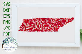 Download Tennessee Tn State Mandala Svg Dxf Eps Png Jpg Pdf By Wispy Willow Designs Thehungryjpeg Com