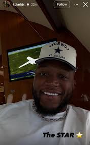 New Cowboys DT Kenny Clark en route to Dallas for his first day as a Cowboy.