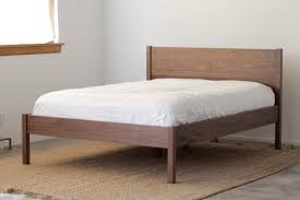 Solid Walnut Berkeley Bed Frame And Headboard Available In Other Woods Bed Frame And Headboard Queen Bed Frame Bed Frame
