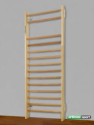 Wall Bars Manufacturer Gym Equipment Artimex Sport Wall Bars Gymnastic Stall Bars Stall Bar Bench Sports Material Espaldera Terapia Fisica Sistema Oseo