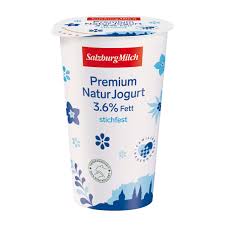 Der original bergkäse salzburgmilch enthält 50 % f.i.t., das sind 34 % fett absolut. Salzburgmilch Premium Joghurt 3 6 Stichfest Online Bestellen