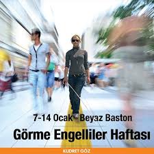 Beyaz Baston Gorme Engelliler Haftasi Baston