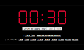 Sign up for free today! 30 Second Timer 1 2 Minute Timer For 30 Seconds