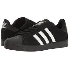 Black And White Striped Shoes Adidas Skateboarding Superstar Vulc Adv Black White Black Skate Shoes Black Athletic Shoes Black And White Shoes Striped Shoes