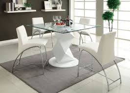 Expertly styled for true traditional fashion, this table boasts of an elegant scrolled apron and legs with ornamental leaf details in contrast finish. Square Glass Top Counter Height Dining Table Furniture Dining Table Dining Room Furniture