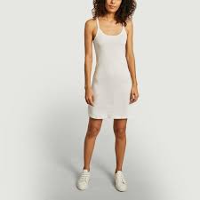 Prix habituel €20,00 prix de vente €15,00. Robe A Bretelles En Coton Ecru Petit Bateau L Exception