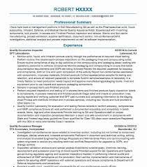 Creating a strong quality assurance inspector resume is the first thing you need to do. Quality Assurance Inspector Resume Example Company Name Newport News Virginia