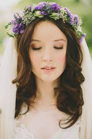 Into The Woods Wedding Journal Magazine Editorial Romantic Wedding Hair Bridal Makeup Natural Flower Crown Hairstyle