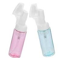 Transparent Foam Bottle Mousse Cleasing Milk Face Wash Empty Foaming Pump 2 Pcs