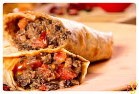 Add refried beans and burrito seasoning packet. Beef Corn Black Bean And Peppers Burritos Recipe Recipeselected
