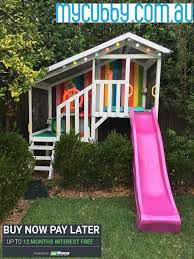 A Fun And Colourful Cubby With Its Very Own Lighting Perfect For Outside Play On Those Spring Summer Nigh Backyard Play Play Area Backyard Backyard For Kids