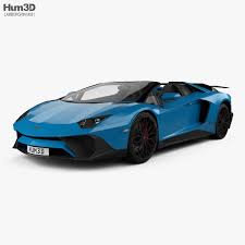 And lamborghini aventador (translated from spanish as fan) is named after the huge and ferocious bull, who performed in the 90s. Lamborghini Aventador Lp 750 4 Superveloce Roadster 2015 3d Model Vehicles On Hum3d