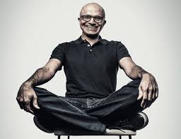 Satya nadella with his son zain. In Conversation With Satya Nadella