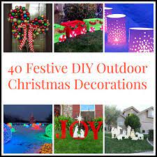 Outdoor christmas decoration ideas 30 simple displays. 40 Festive Diy Outdoor Christmas Decorations