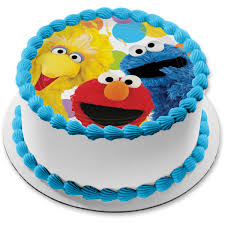 Choose from contactless same day delivery, drive up and more. Sesame Street Big Bird Elmo Cookie Monster Edible Cake Topper Image Ab A Birthday Place