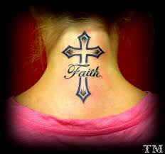 Star with eyes on upper chest. 17 Latest Faith Tattoo Images And Designs