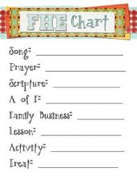 Free Fhe Chart Printable Stick It In A Picture Frame Then
