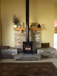 Propane Fireplace We Had This Hearth Built To Give More Presence To The Fireplace The Whole Room Is Very Invi Wood Stove Hearth Wood Burning Stove Wood Stove