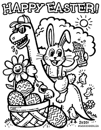 Maybe you would like to learn more about one of these? Free Happy Easter Coloring Page Dabu Doodles